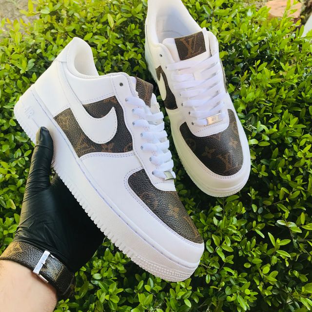 Custom LV Monogram Air Force 1