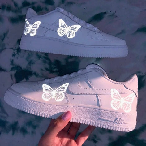 Custom Reflective Butterfly Air Force 1