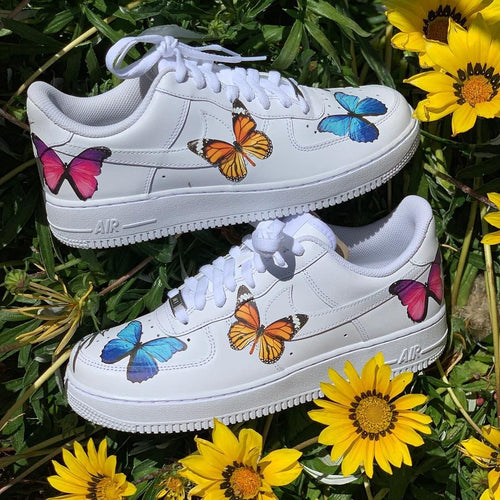 Custom Multi Colored Butterfly Air Force 1